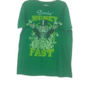 Blowin Money Fast Monopoly Banker Graphic Tee
